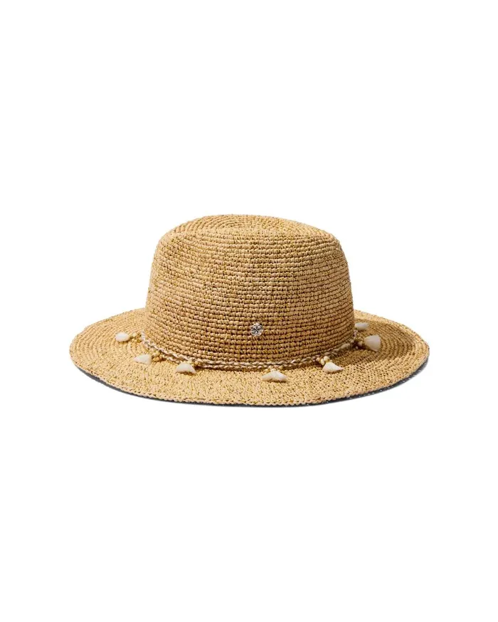 Tommy Bahama Jovanna Stripe Hat Florawhitegrigiosalmon Women Hats and Caps Tommy Bahama Jovanna Stripe Hat Florawhitegrigiosalmon Women Hats and Caps