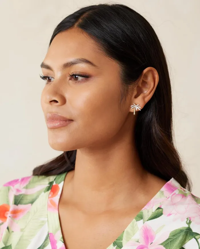 Tommy Bahama Kihei Collection Palm Tree Stud Earrings Gold Women Jewelry Collections Tommy Bahama Kihei Collection Palm Tree Stud Earrings Gold Women Jewelry Collections