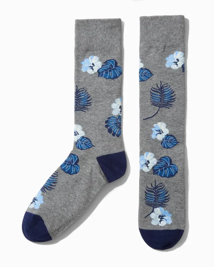Tommy Bahama Lauhala Weave Socks Stone MenBig and Tall Socks