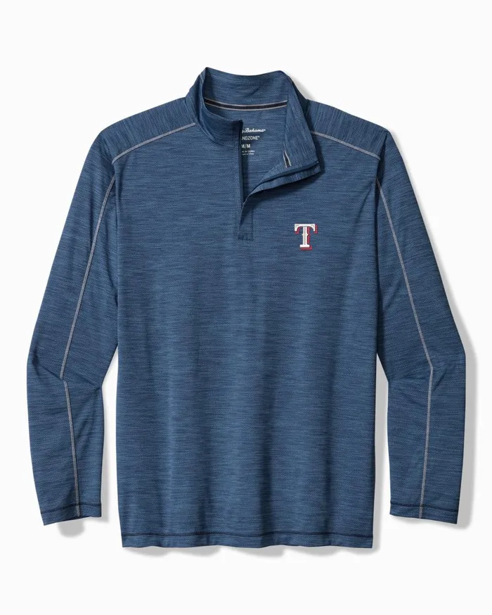 Tommy Bahama MLB Player Point IslandZone HalfZip Sweatshirt Texasrangers Men Sweatshirts Tommy Bahama MLB Player Point IslandZone HalfZip Sweatshirt Texasrangers Men Sweatshirts