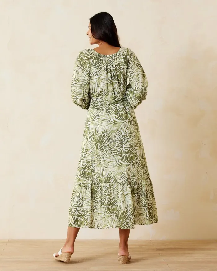 Tommy Bahama Monstera Mirage Maxi Dress Tea Leaf Women Dresses Tommy Bahama Monstera Mirage Maxi Dress Tea Leaf Women Dresses