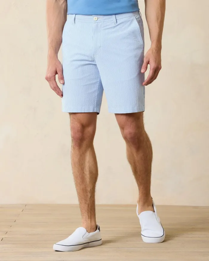 Tommy Bahama Nova Wave Seersucker 9Inch Shorts Maritime Men Shorts