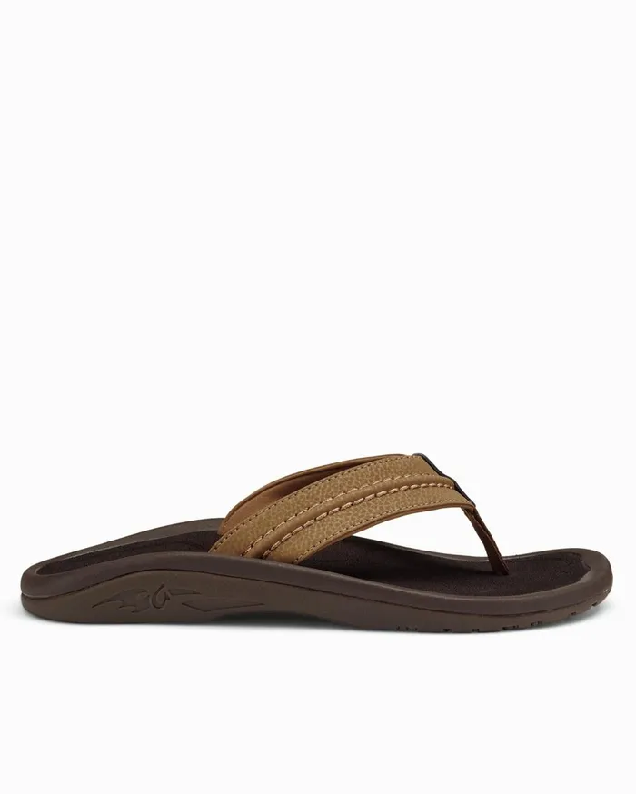 Tommy Bahama OluKai Hokua Sandals Black MenBig and Tall Shoes and Sandals