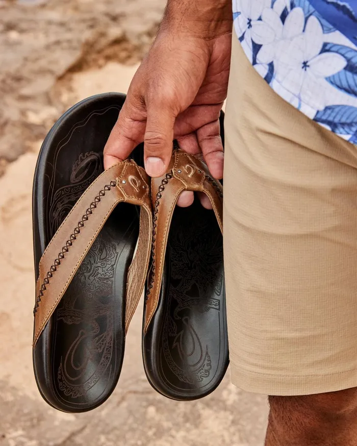 Tommy Bahama OluKai Mea Ola Sandals Dark Java MenBig and Tall Shoes and Sandals Tommy Bahama OluKai Mea Ola Sandals Dark Java MenBig and Tall Shoes and Sandals