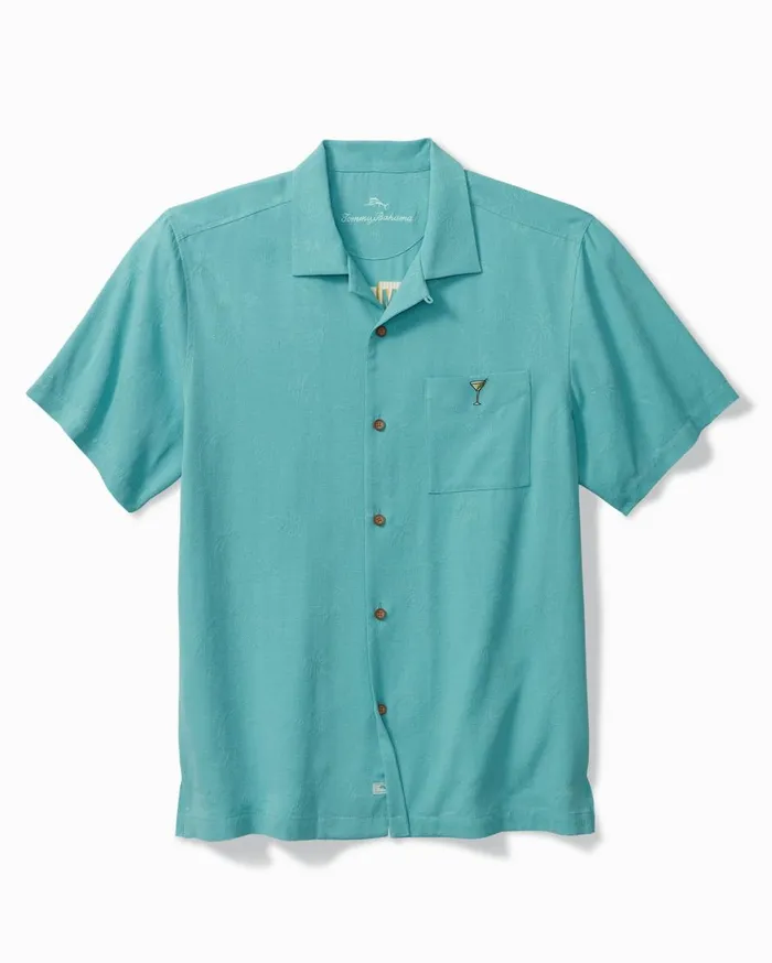 Tommy Bahama Retro Lounge Silk Camp Shirt Como Blue Men Shirts Tommy Bahama Retro Lounge Silk Camp Shirt Como Blue Men Shirts