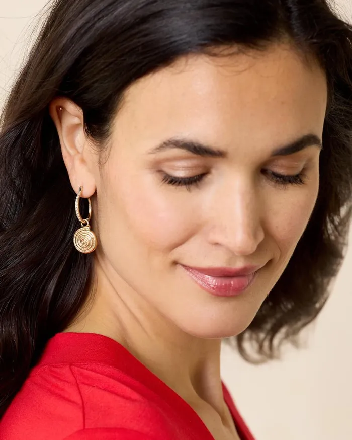 Tommy Bahama Virgin Gorda Crystal Drop Hoop Earrings Gold Women Jewelry Collections Tommy Bahama Virgin Gorda Crystal Drop Hoop Earrings Gold Women Jewelry Collections
