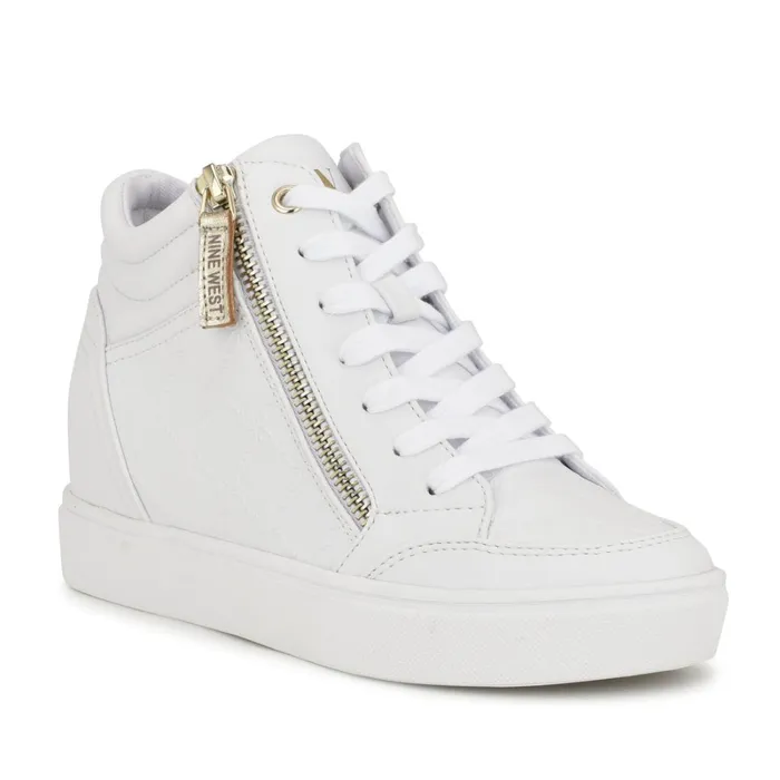 Tons High Top Hidden Wedge Sneakers White Women Nine West Sneakers Tons High Top Hidden Wedge Sneakers White Women Nine West Sneakers