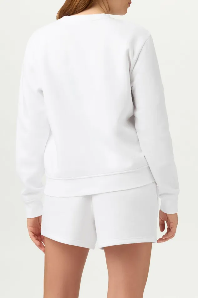 Tops and TShirts Women Fila Sportstyle Linear Logo Long Sleeve Crew Tops and TShirts Women Fila Sportstyle Linear Logo Long Sleeve Crew