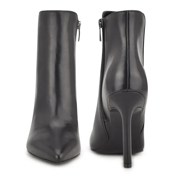 Torrie Dress Booties Black Leather Women Nine West Boots and Booties Torrie Dress Booties Black Leather Women Nine West Boots and Booties
