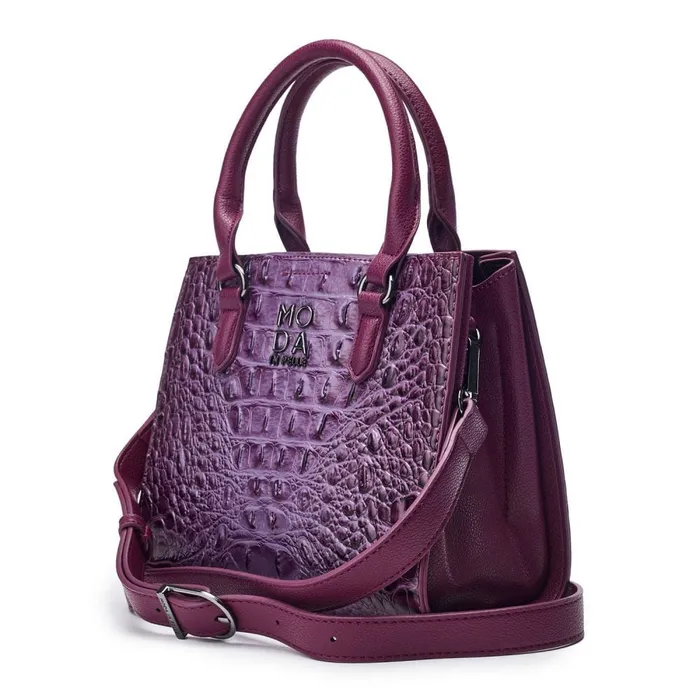 Tote Bags Women Moda In Pelle Bryce Bag Purple Porvair