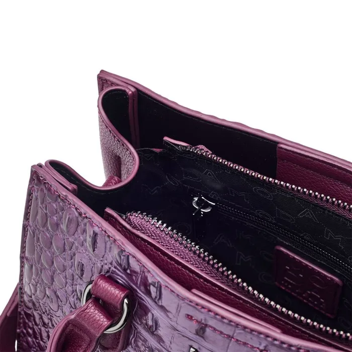Tote Bags Women Moda In Pelle Bryce Bag Purple Porvair