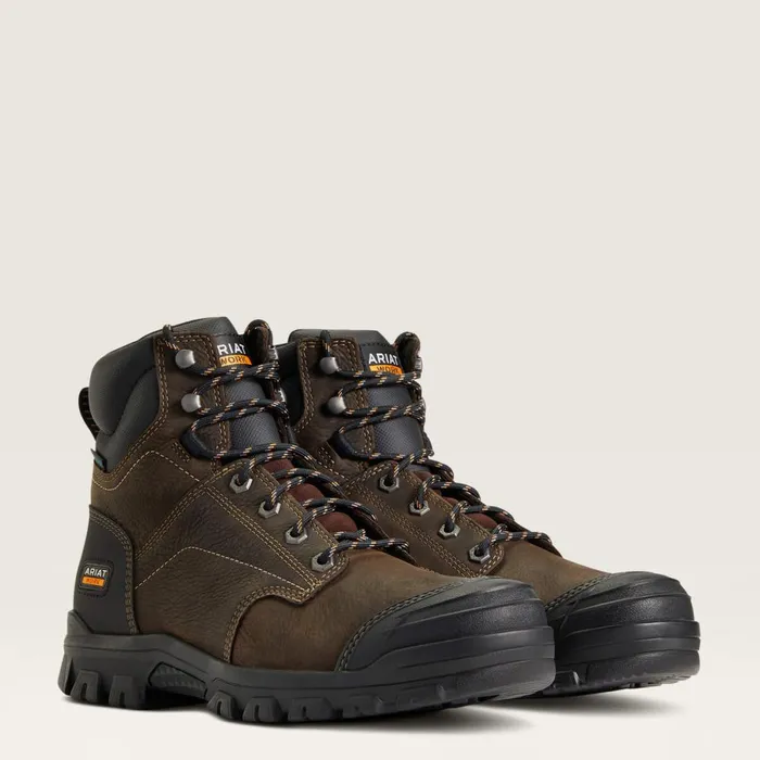 Treadfast 6034 Waterproof Work Boot Dark Brown Men Ariat Work Boots Treadfast 6034 Waterproof Work Boot Dark Brown Men Ariat Work Boots