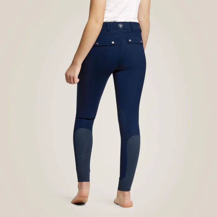 Tri Factor Grip Knee Patch Breech Navy Kids Ariat English Riding Clothing Tri Factor Grip Knee Patch Breech Navy Kids Ariat English Riding Clothing