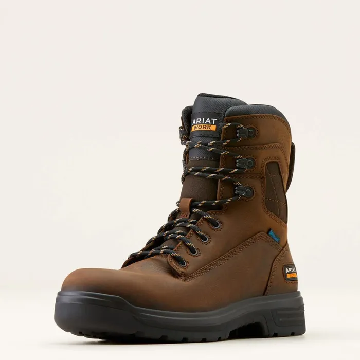 Turbo 8034 Waterproof Work Boot Rich Brown Men Ariat Work Boots