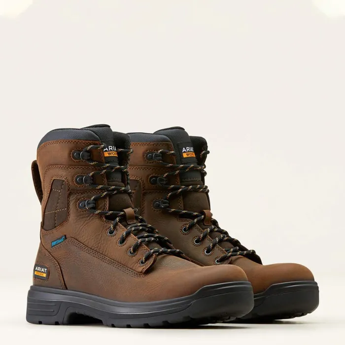 Turbo 8034 Waterproof Work Boot Rich Brown Men Ariat Work Boots Turbo 8034 Waterproof Work Boot Rich Brown Men Ariat Work Boots