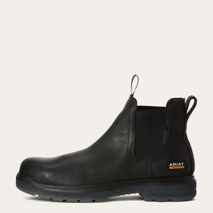 Turbo Chelsea Waterproof Carbon Toe Work Boot Black Men Ariat Work Boots Turbo Chelsea Waterproof Carbon Toe Work Boot Black Men Ariat Work Boots