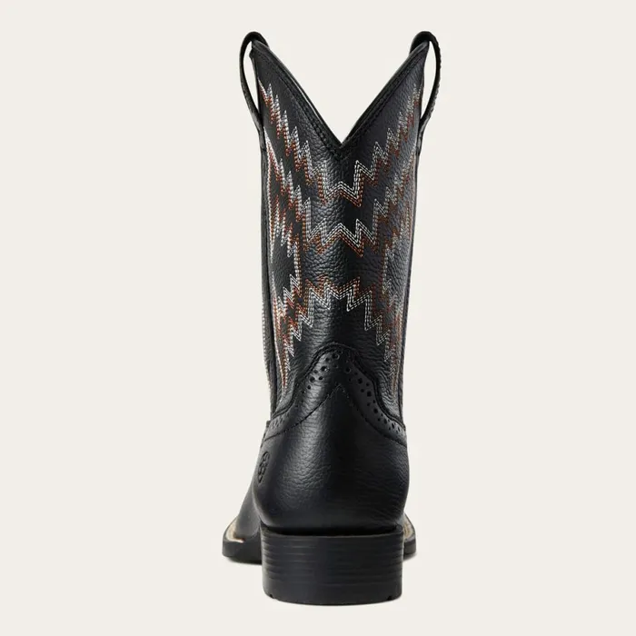 Tycoon Western Boot Bear Black Kids Ariat Big Kids039 Footwear Tycoon Western Boot Bear Black Kids Ariat Big Kids039 Footwear