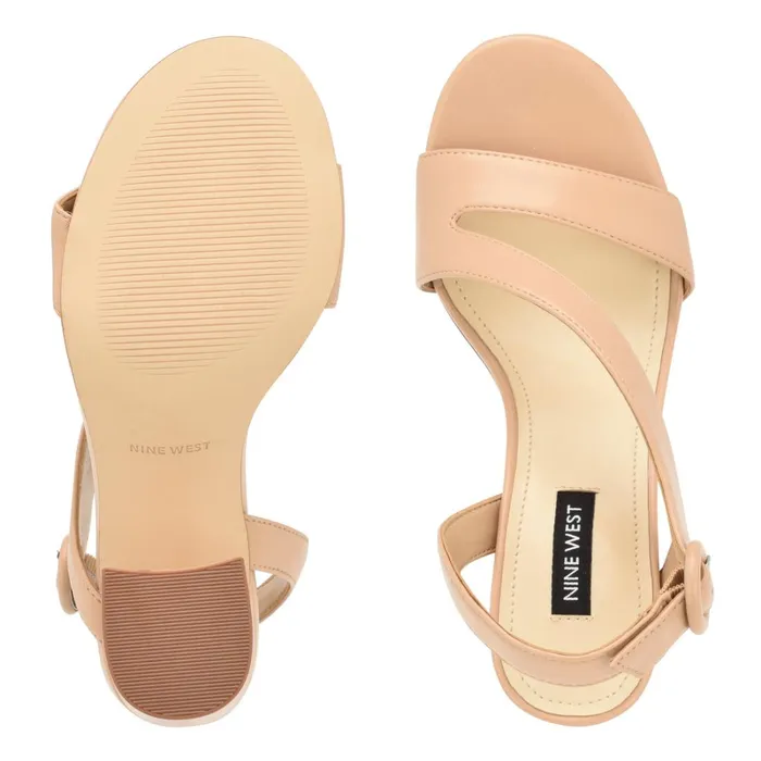 Ushila Heeled Sandals Warm Blush Women Nine West Mid Heels Ushila Heeled Sandals Warm Blush Women Nine West Mid Heels