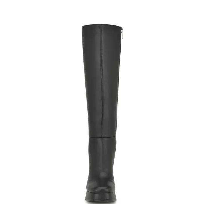 Vadda Platform Boots Black Women Nine West Boots and Booties Vadda Platform Boots Black Women Nine West Boots and Booties