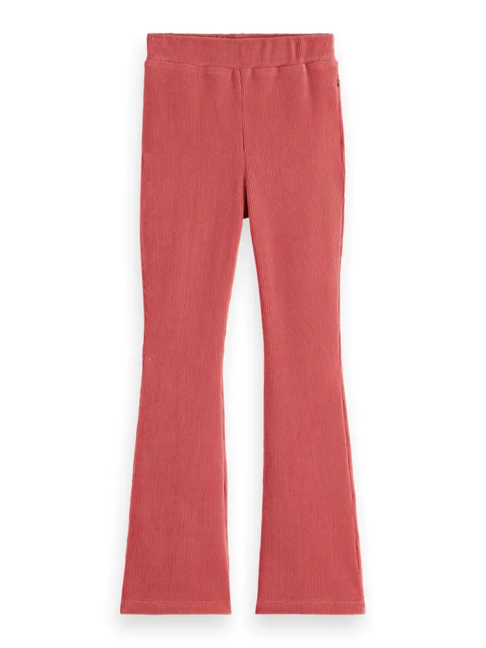 VELVET CORD FLARE LEGGING Reunion Rose Kids Scotch and Soda Pants