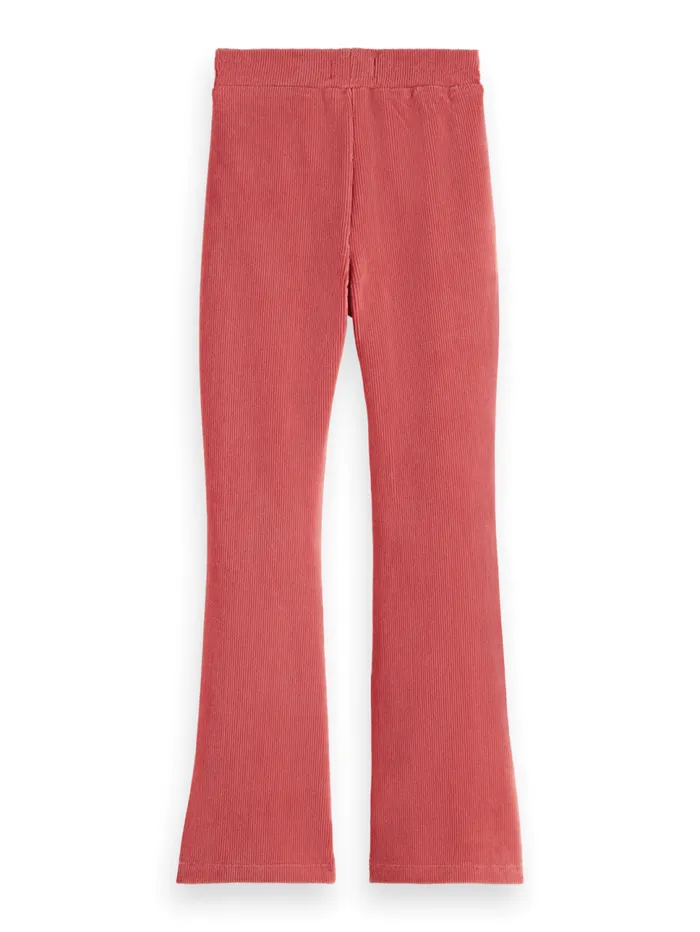 VELVET CORD FLARE LEGGING Reunion Rose Kids Scotch and Soda Pants
