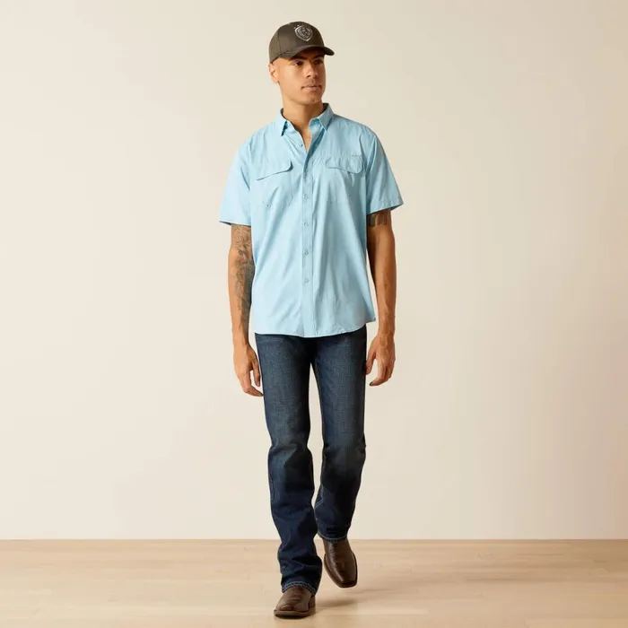 VentTEK Outbound Fitted Shirt Sheltering Sky Men Ariat Button Down Shirts VentTEK Outbound Fitted Shirt Sheltering Sky Men Ariat Button Down Shirts