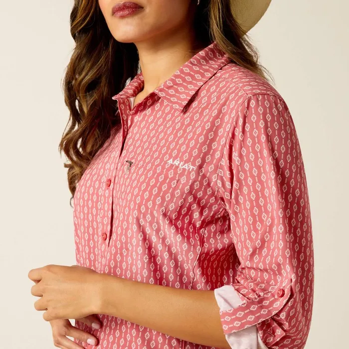 VentTEK Stretch Shirt Lyla Geo Stripe Print Women Ariat TShirts and Tops VentTEK Stretch Shirt Lyla Geo Stripe Print Women Ariat TShirts and Tops