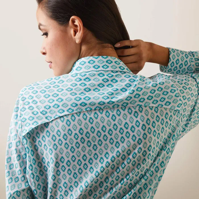 VentTEK Stretch Shirt Sea Breeze Print Women Ariat TShirts and Tops VentTEK Stretch Shirt Sea Breeze Print Women Ariat TShirts and Tops