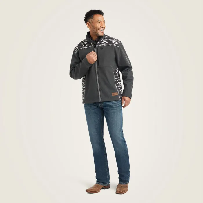 Vernon 20 Chimayo Softshell Jacket Charcoal Men Ariat Jackets and Vests Vernon 20 Chimayo Softshell Jacket Charcoal Men Ariat Jackets and Vests