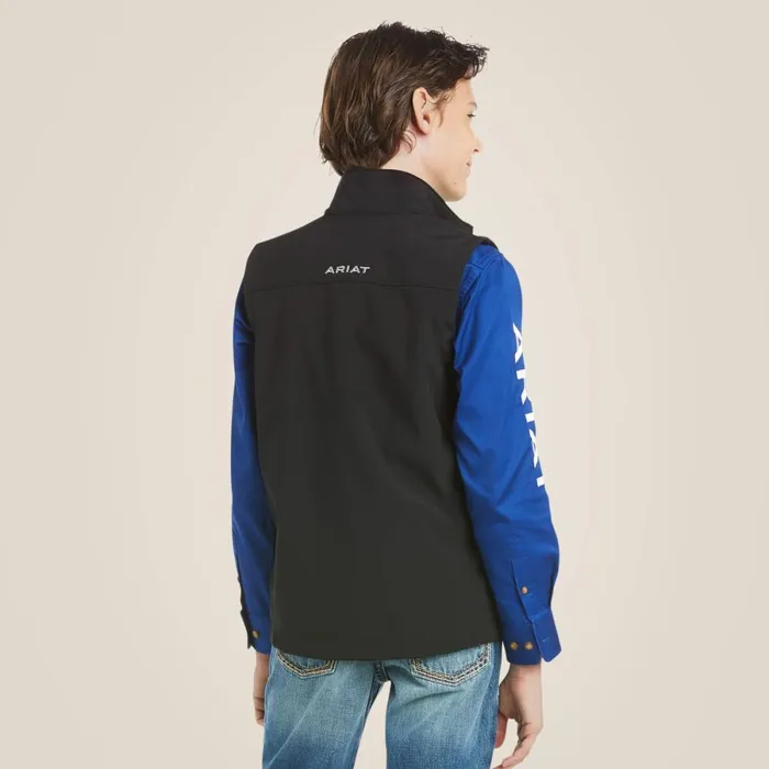 Vernon 20 Softshell Vest Black Kids Ariat Jackets and Vests