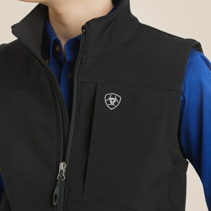 Vernon 20 Softshell Vest Black Kids Ariat Jackets and Vests