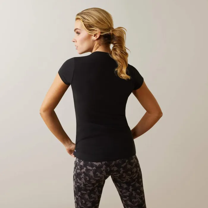Vertical Logo TShirt Black Women Ariat TShirts and Tops Vertical Logo TShirt Black Women Ariat TShirts and Tops