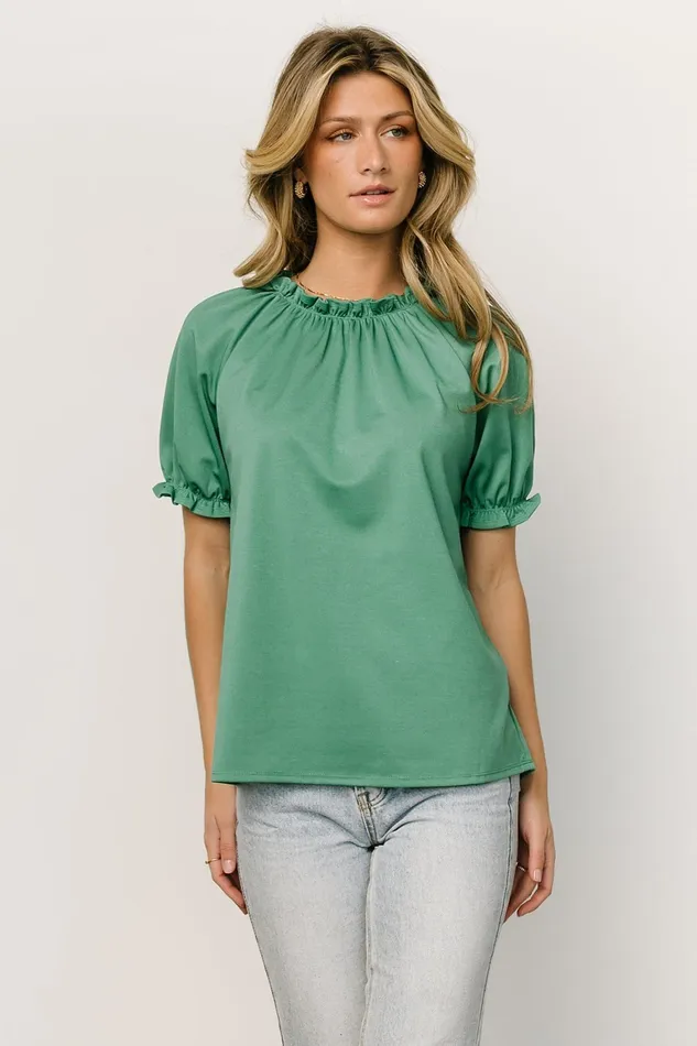 Vincent Top Green Women Baltic Born Blouses Shirts Vincent Top Green Women Baltic Born Blouses Shirts