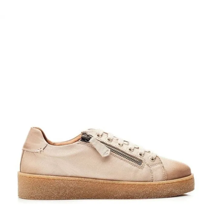 Wedge Trainers Women Moda In Pelle Shoon Sh Elston Off White Leather