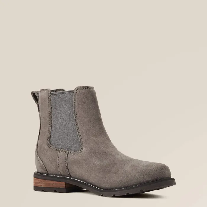 Wexford Waterproof Chelsea Boot Taupe Women Ariat Booties Wexford Waterproof Chelsea Boot Taupe Women Ariat Booties