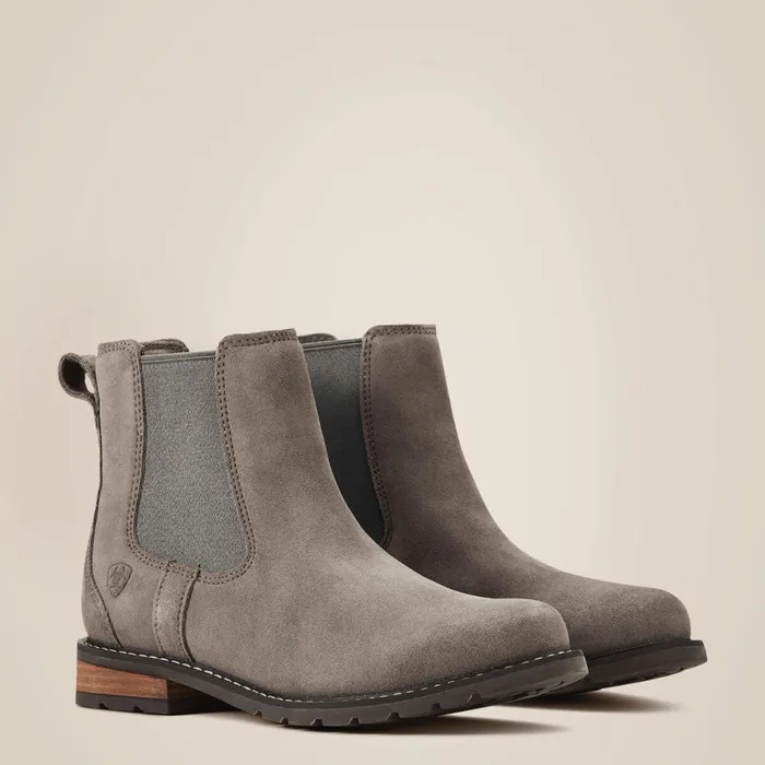 Wexford Waterproof Chelsea Boot Taupe Women Ariat Booties Wexford Waterproof Chelsea Boot Taupe Women Ariat Booties
