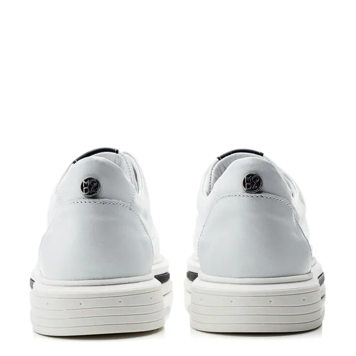 White Trainers Women Moda In Pelle Bailiee White Leather