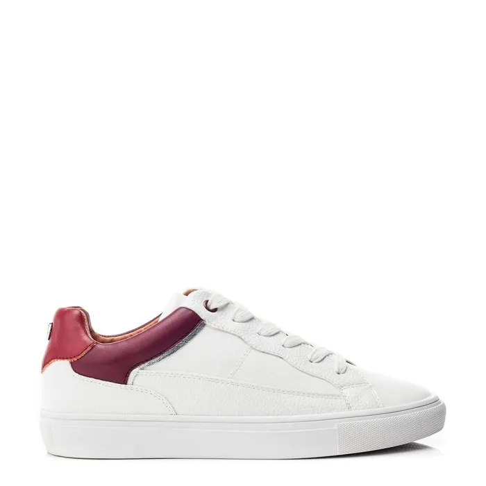 White Trainers Women Moda In Pelle Brier White Porvair