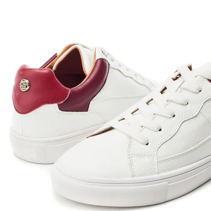 White Trainers Women Moda In Pelle Brier White Porvair