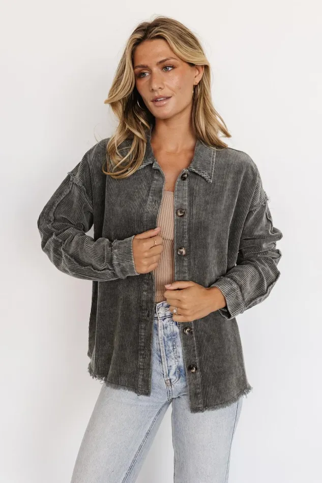 Wilder Corduroy Jacket Dusty Pine Women Baltic Born Outerwear