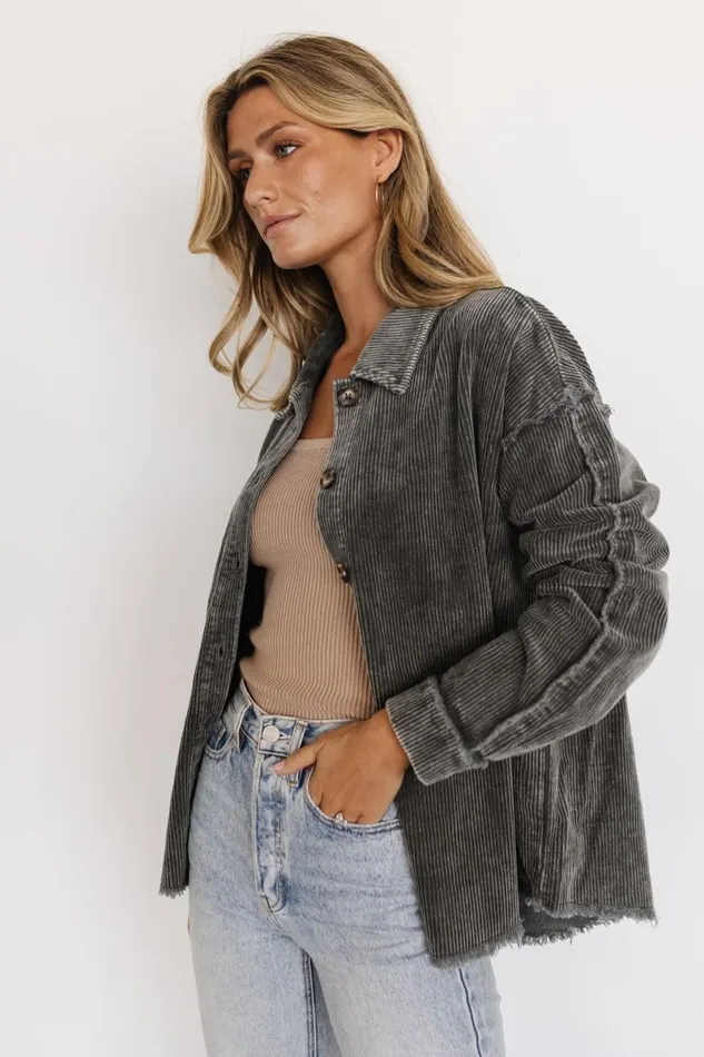 Wilder Corduroy Jacket Dusty Pine Women Baltic Born Outerwear Wilder Corduroy Jacket Dusty Pine Women Baltic Born Outerwear