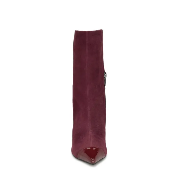 Winner Cap Toe Heeled Dress Booties Dark Red Women Nine West Boots and Booties Winner Cap Toe Heeled Dress Booties Dark Red Women Nine West Boots and Booties