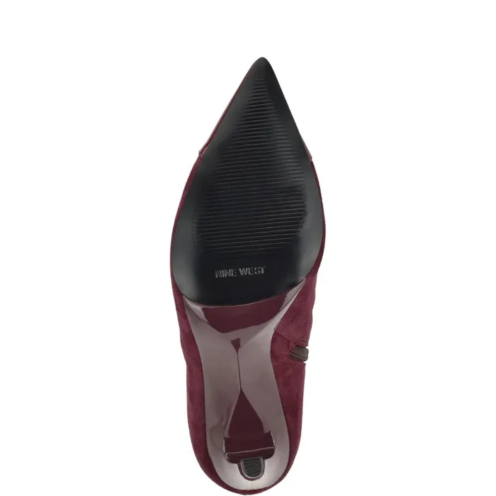 Winner Cap Toe Heeled Dress Booties Dark Red Women Nine West Boots and Booties Winner Cap Toe Heeled Dress Booties Dark Red Women Nine West Boots and Booties