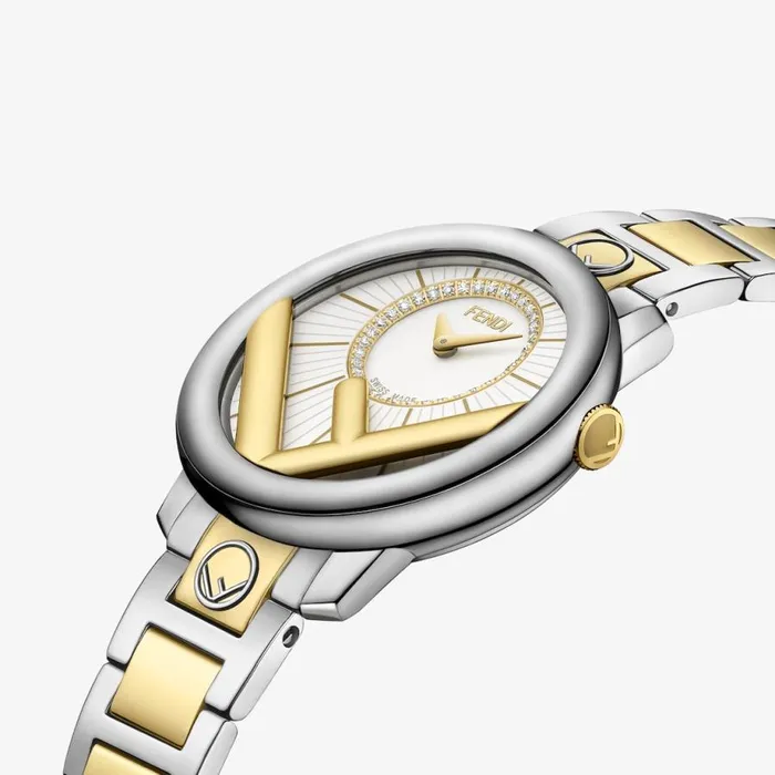 Woman 28mm Watch With F Is Fendi Logo Multicolour Fendi Watches