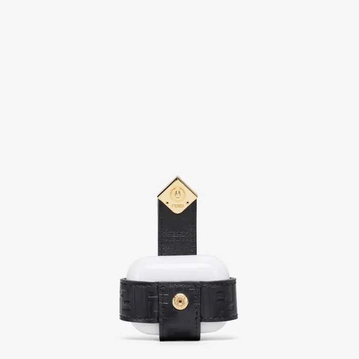 Woman Black Leather Charm Black Fendi Tech And Lifestyle Accessories