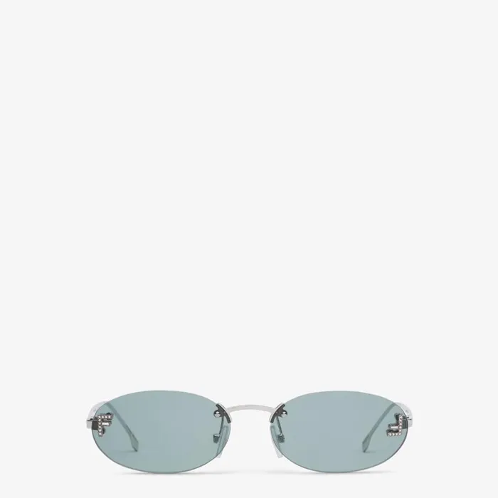 Woman Fashion Show Sunglasses Green Fendi Sunglasses