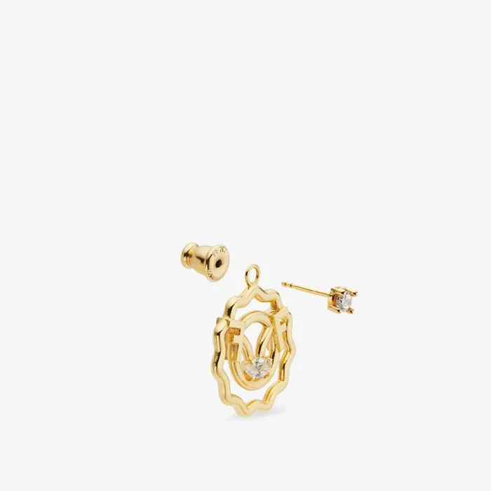 Woman GoldColour Leo Set Gold Fendi Necklaces