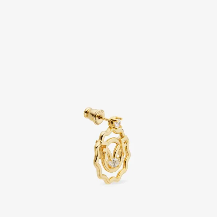 Woman GoldColour Leo Set Gold Fendi Necklaces