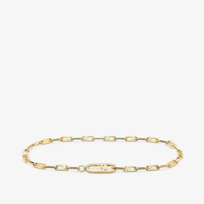 Woman GoldColoured Metal Belt Gold Fendi Belts