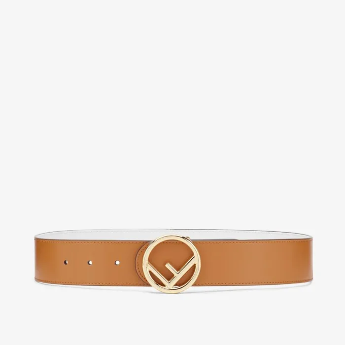 Woman Multicolour Leather Reversible Belt Brown Fendi Belts